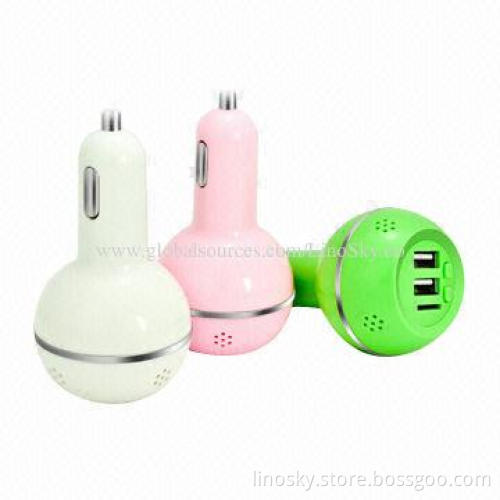 Car charger with incense burner